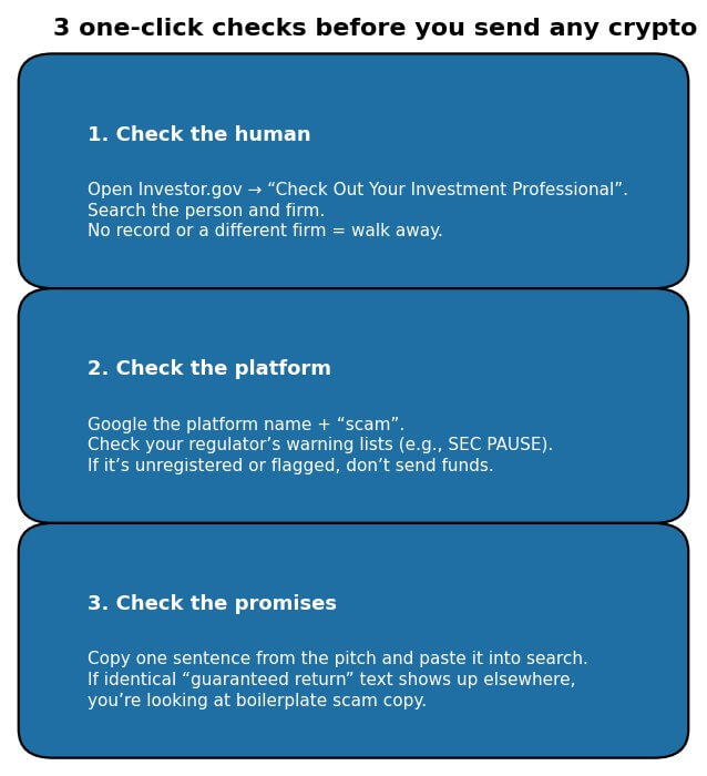Callboxes to avoid scams