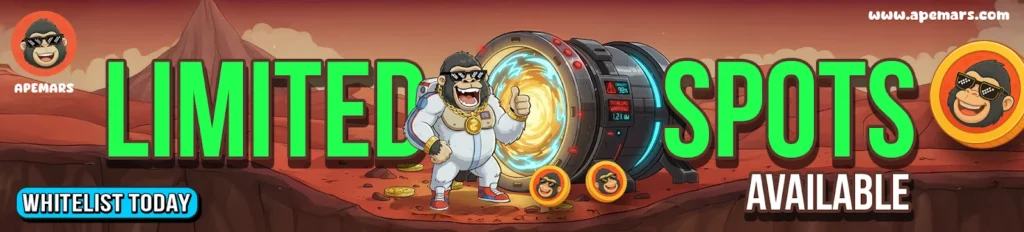 Top Crypto Coins 2026 Alert: APEMARS Targets 32,271% Upside While Pepe, Dogecoin, and Shiba Inu Dominate Headlines 4 Apemars banner357 2