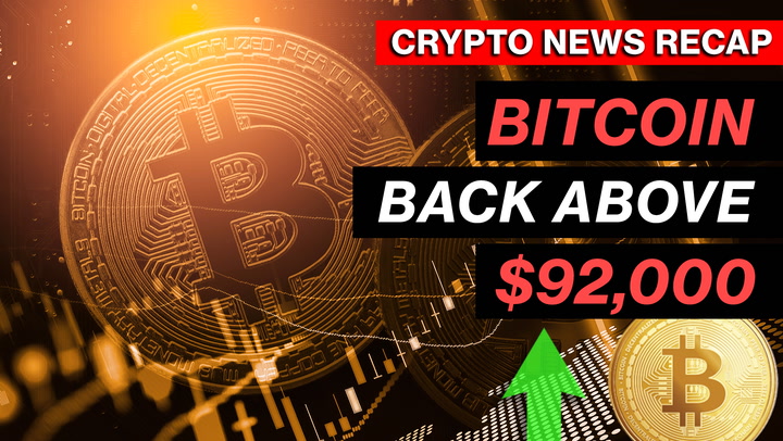 Bitcoin back above $92K, BlackRock bullish on a tokenized future, Kalshi raise $11B – Daily Crypto Recap