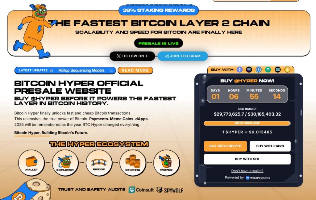bitcoin hyper crypto presale