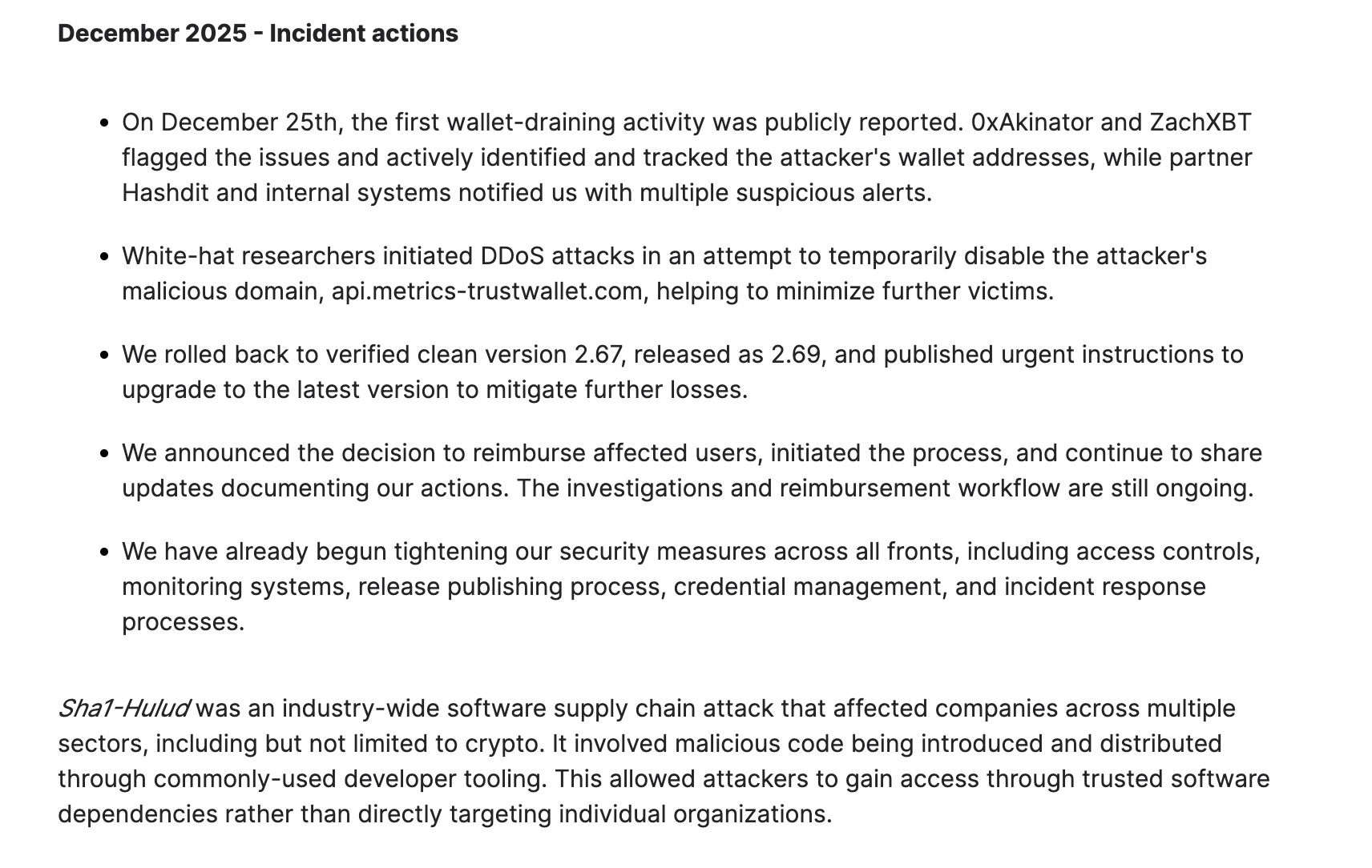 Cybercrime, Cybersecurity, Hacks, Trust Wallet