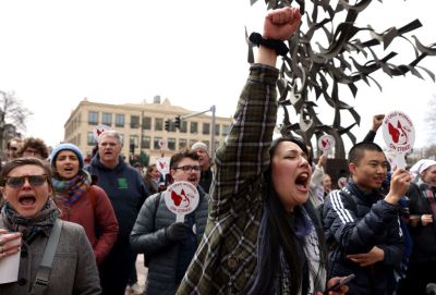 Boston University graduate worker students strike for fair pay, better healthcare coverage, and stronger benefits, 2024.
