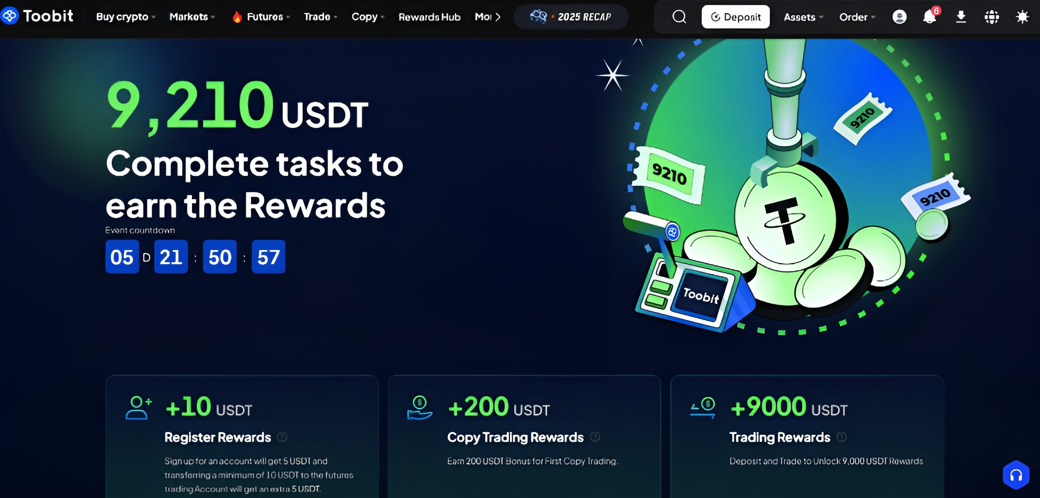 Toobit Ongoing events