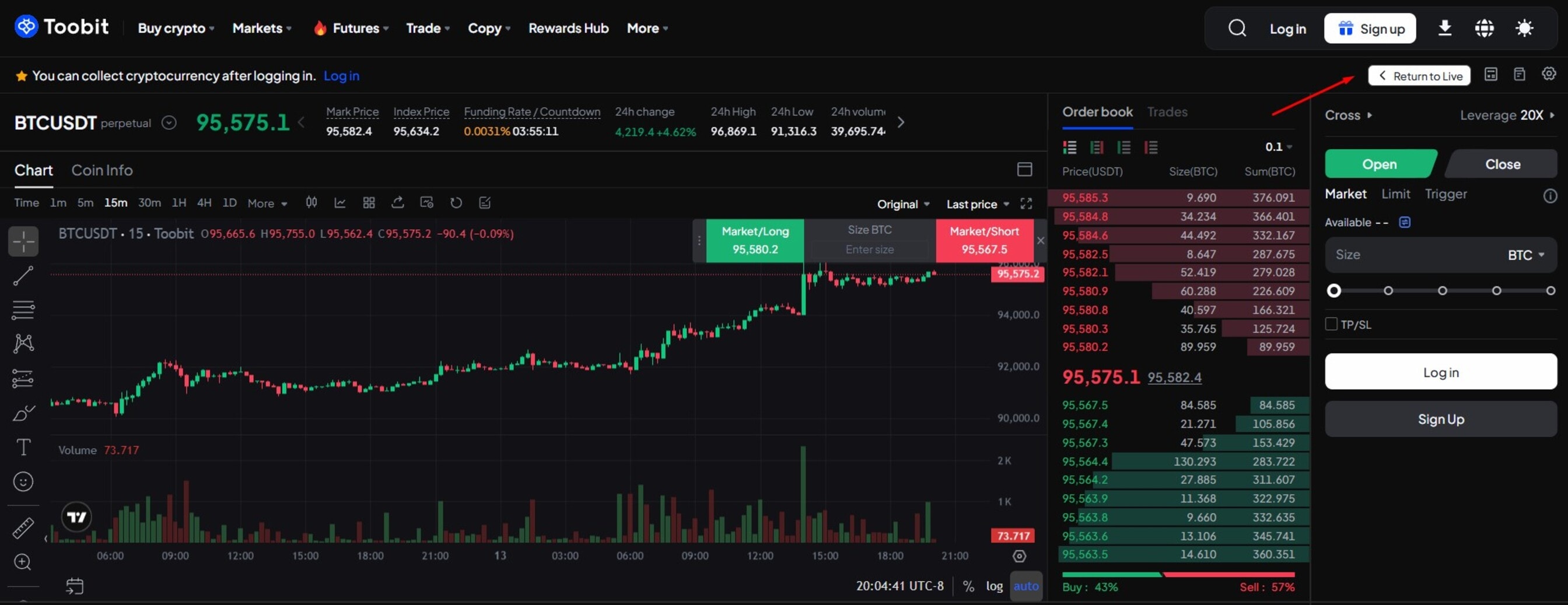 Toobit Demo Trading