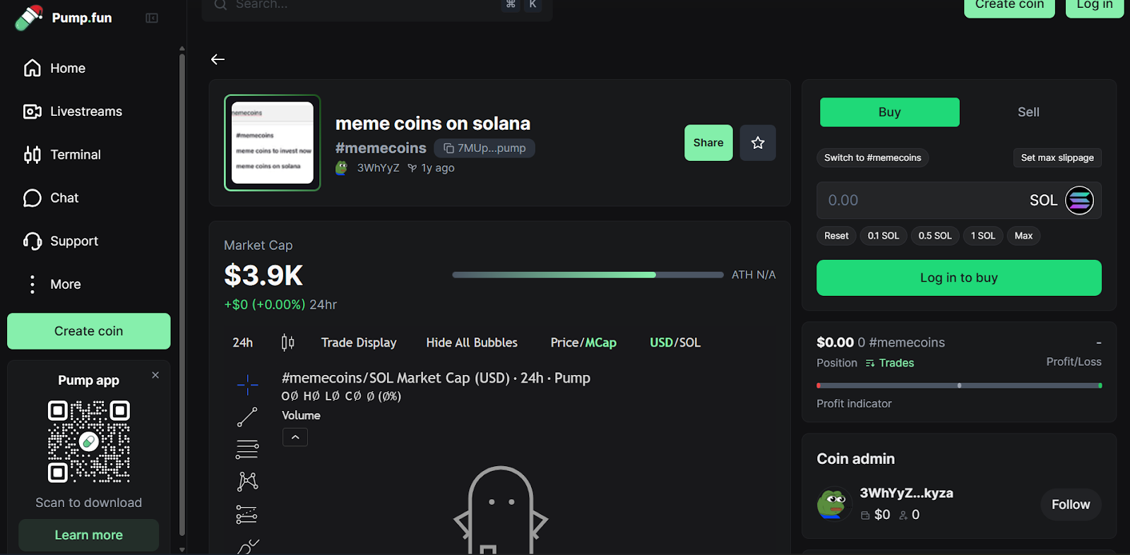 Pump.fun - Meme Coin Trading Platforms