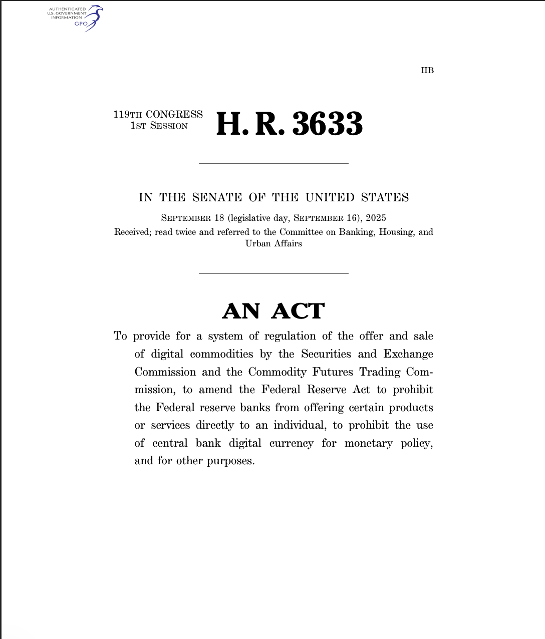 Coinbase, Congress, Senate, Brian Armstrong, US Government, United States