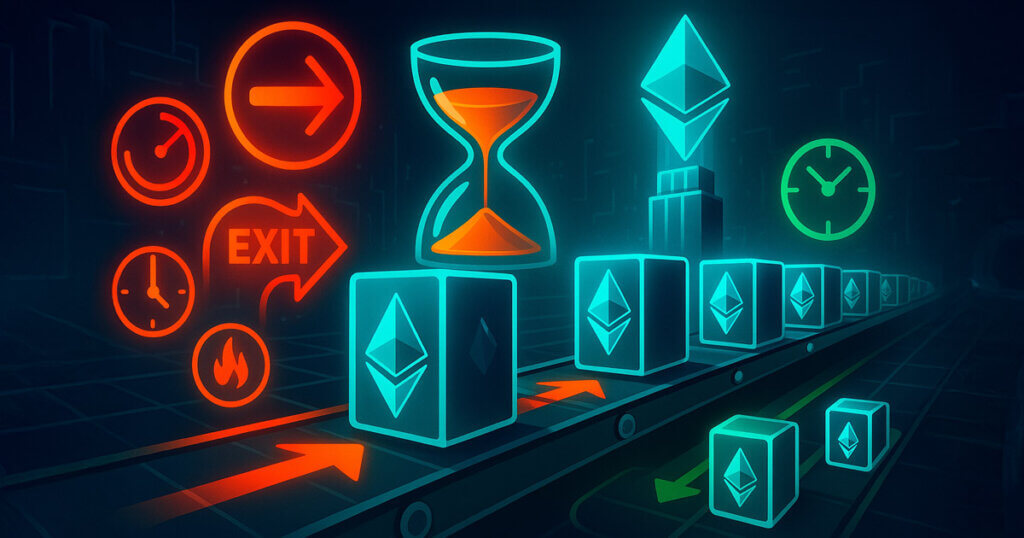 Ethereum staking exit queue surpasses 2 million ETH following Kiln shutdown