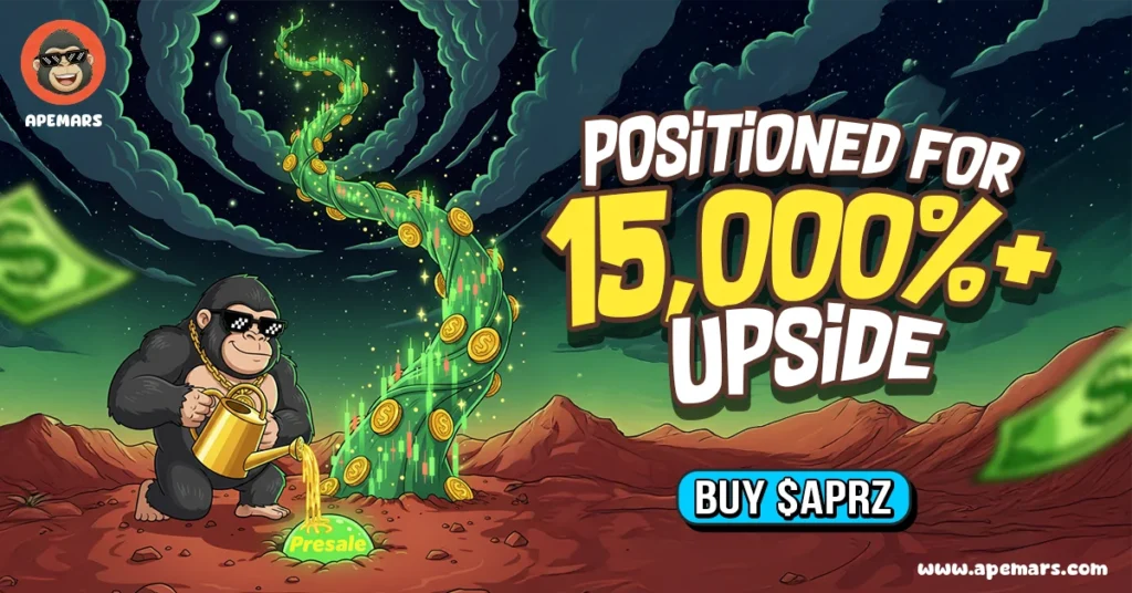 Next 100X Crypto Presale Targets 15000% Returns, While Best Crypto Coins Like PENGU and FLOKI Grind Higher 4 apemars