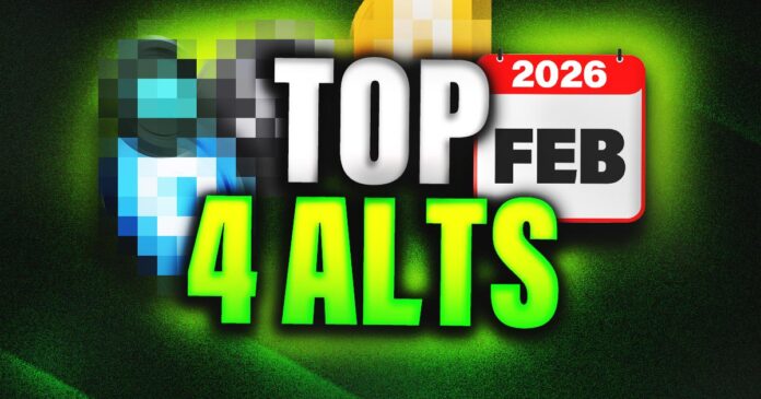 Web_Spot_top-4-alts_Feb-2026 4 Altcoins That Pump FIRST in Feb 2026
