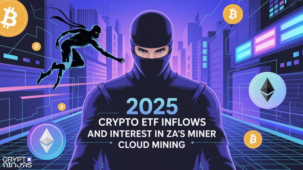 2025 Crypto ETF Inflows and Interest in ZA’s Miner Cloud Mining – CryptoNinjas