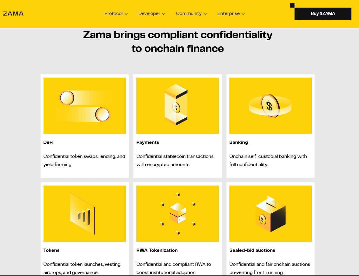 Zama Use Cases in Web3 and Beyond