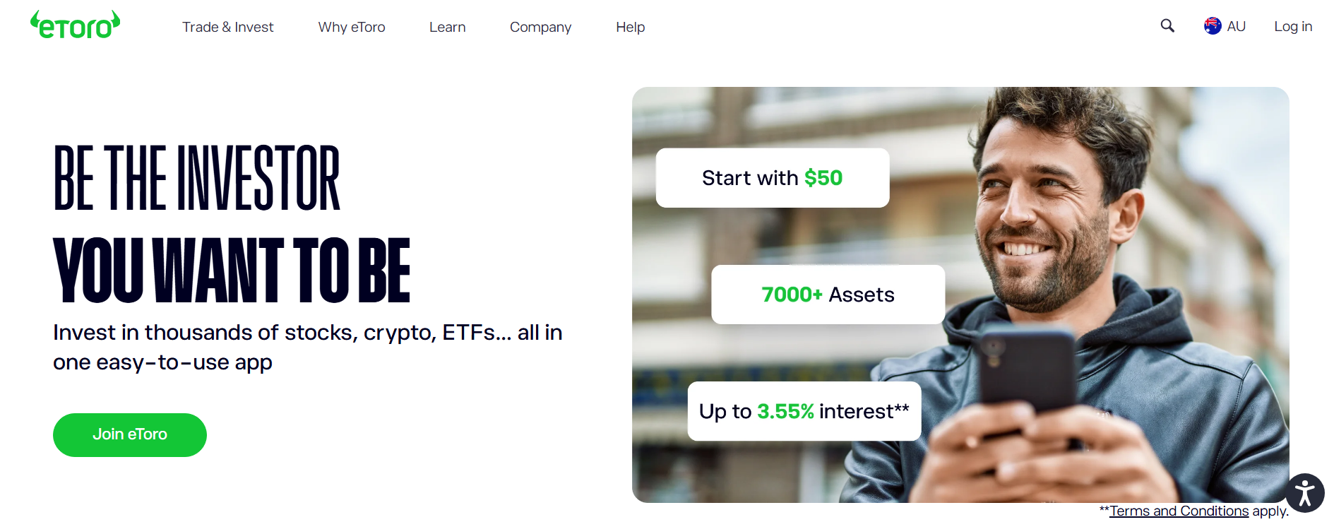 eToro - Best Crypto Exchanges for Australian Traders