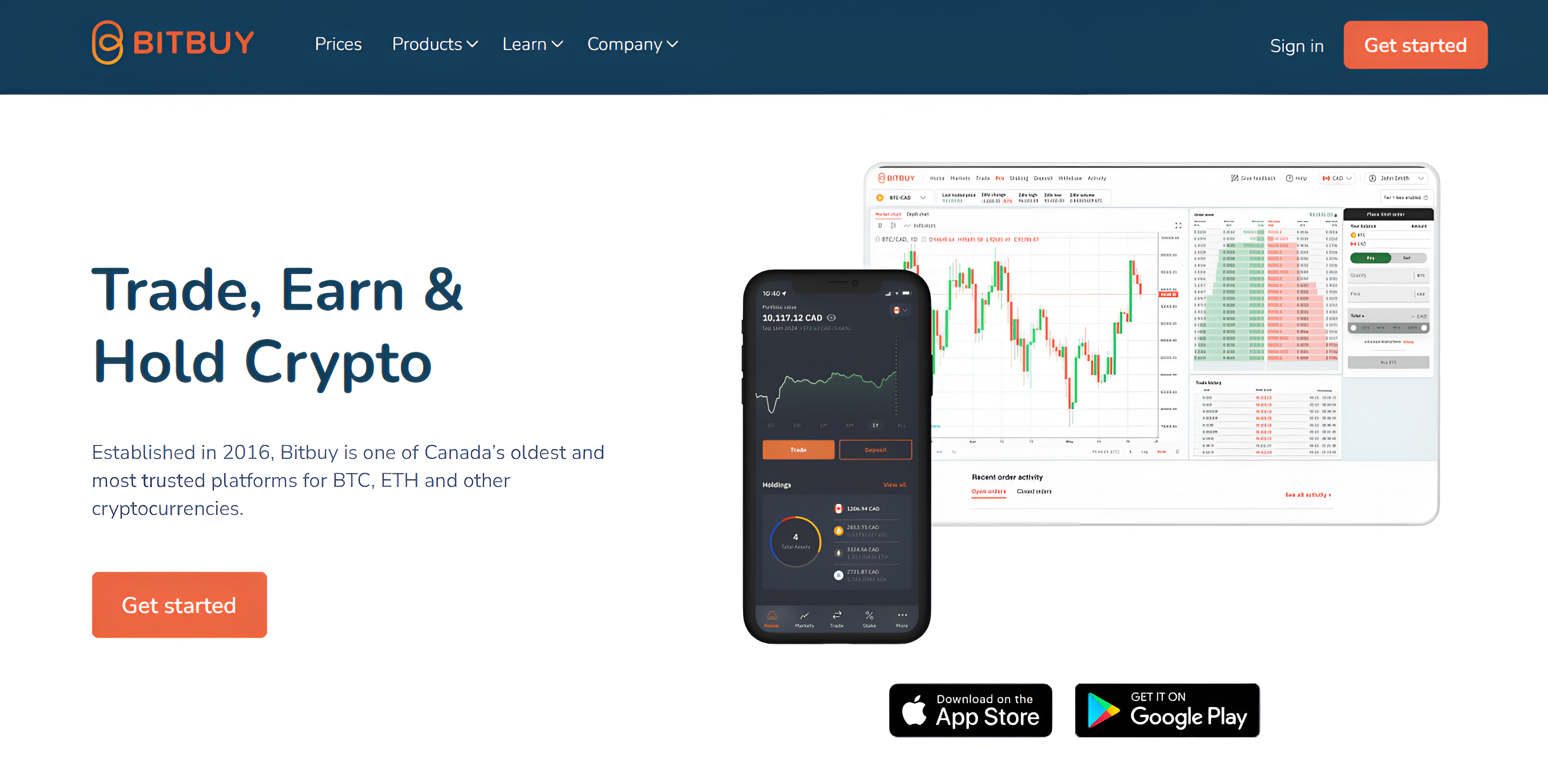 Bitbuy - Best Crypto Exchanges in Canada