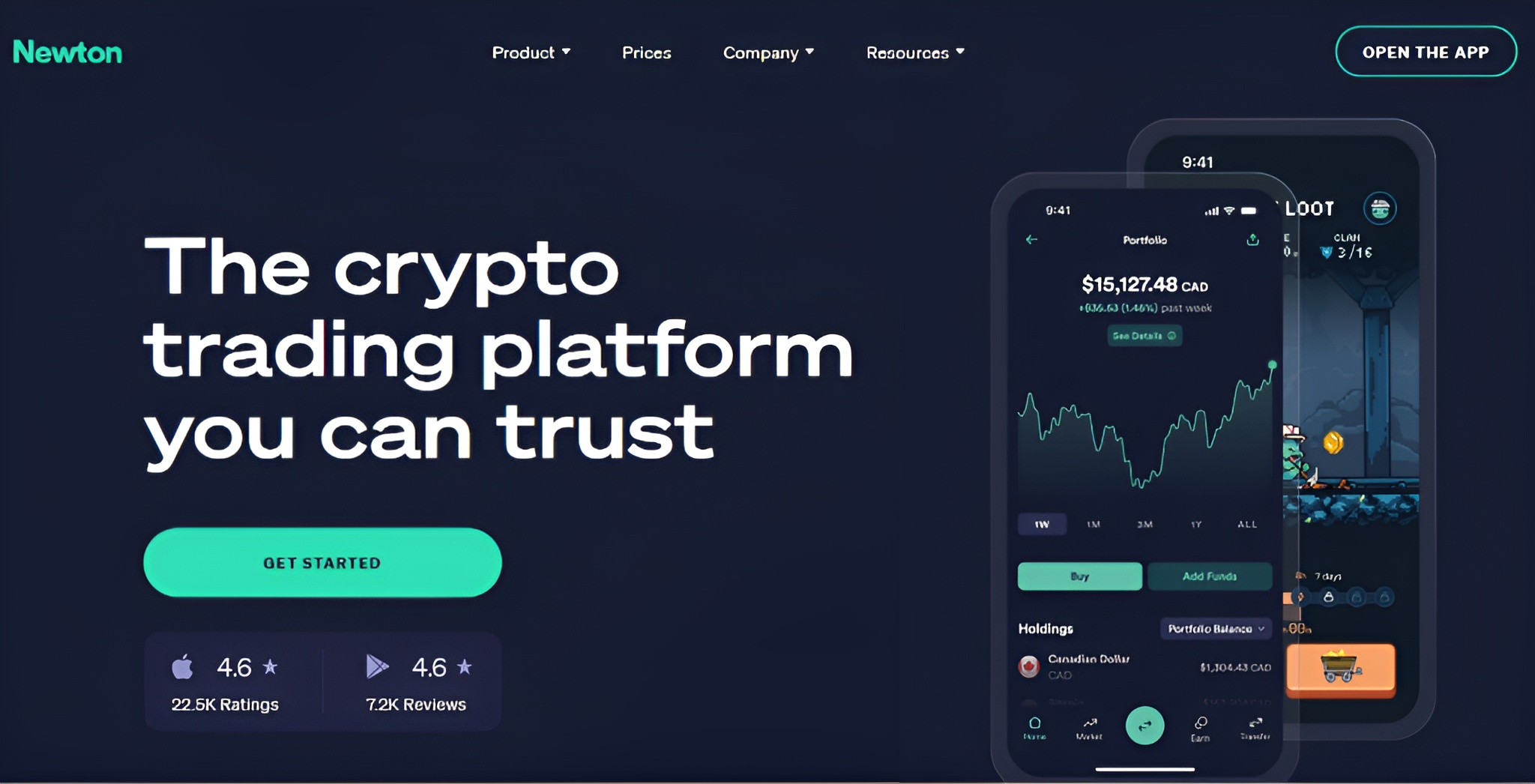 Newton - Best Crypto Exchanges in Canada