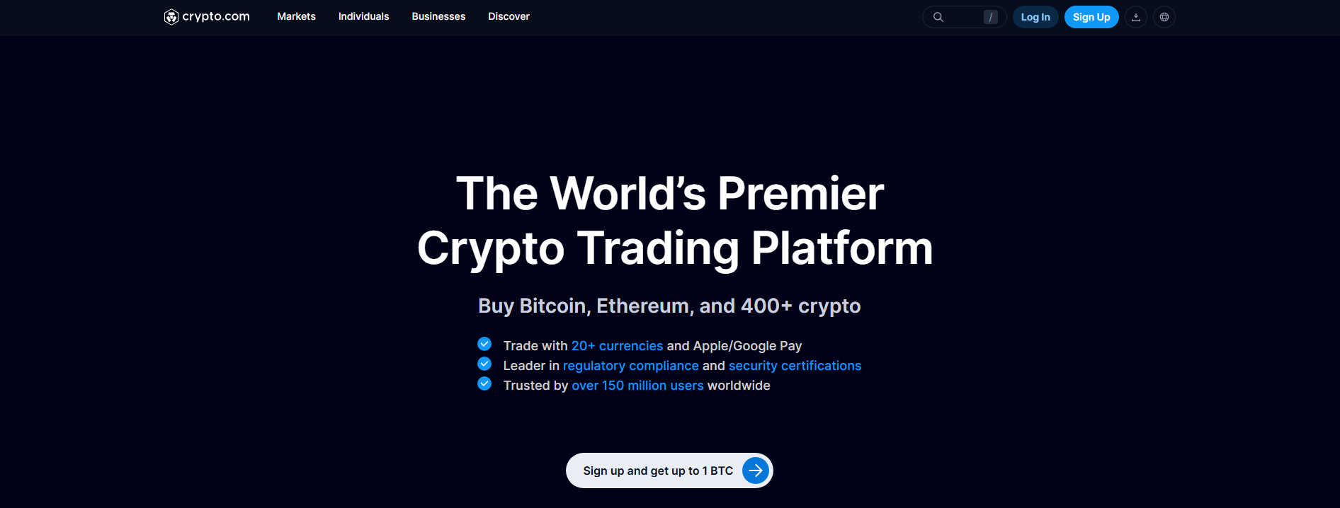 Crypto.com - Best Crypto Exchanges in UAE