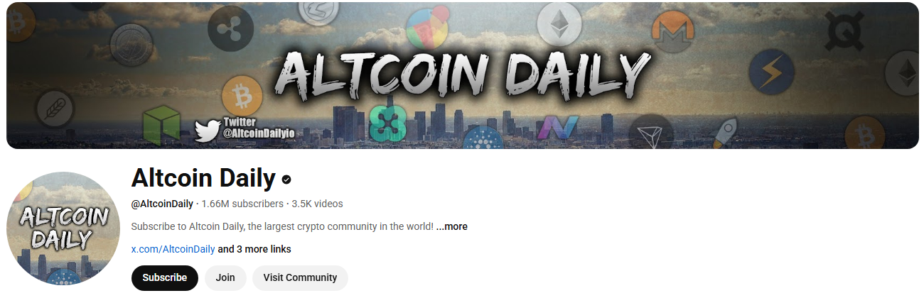 Altcoin Daily - Best Crypto YouTube Channels