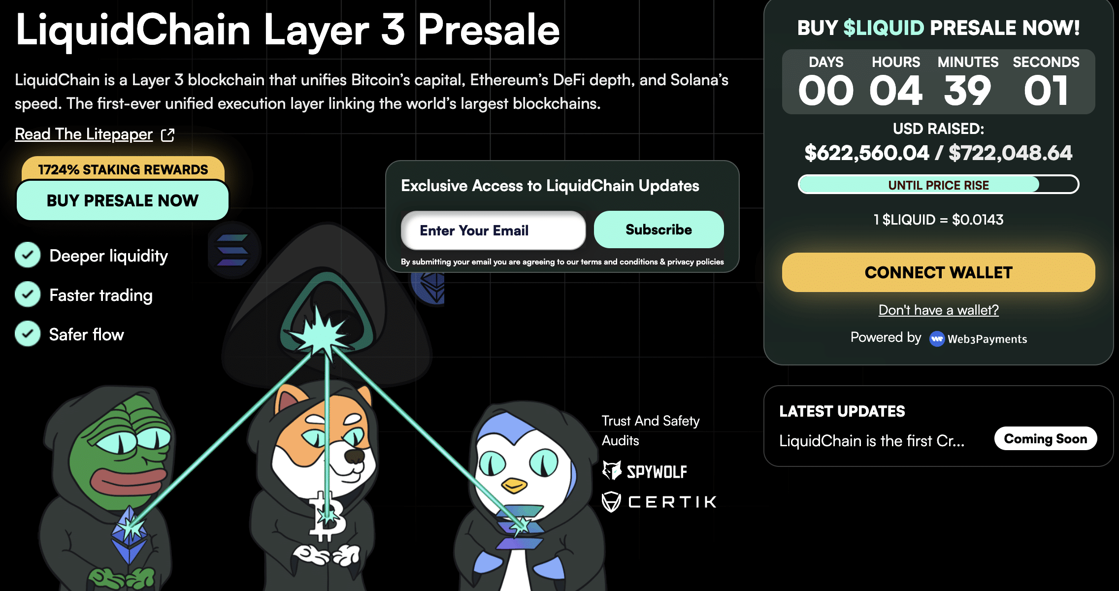 ONDO crypto is one of the only tokens in the green today as its partnership announcement with Franklin Templeton led to a +10% surge