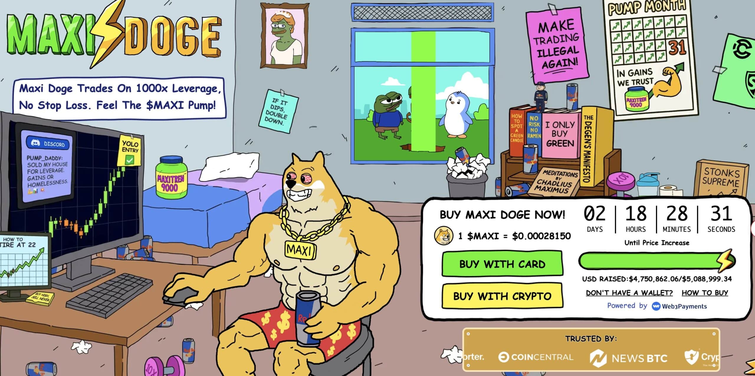 Altcoin season could be right around the corner as Dogecoin stays in the green even as BTC USD drops -0.5% overnight